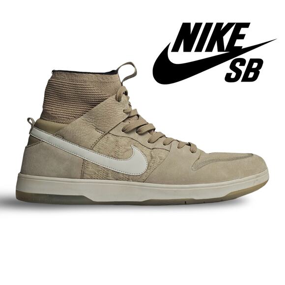 Nike SB Zoom Dunk High Elite Khaki | Size 12 US Men's | 917567-200 - Picture 1 of 10